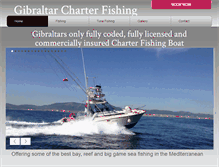 Tablet Screenshot of gibraltarfishingcharters.com